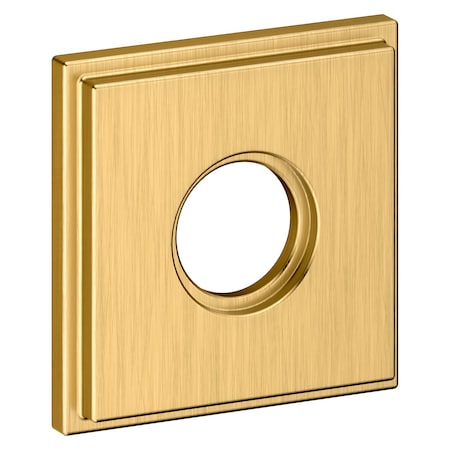 Baldwin Half Dummy Rosettes Lifetime Satin Brass R049.044.IDM